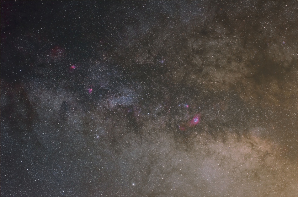 Messiers Elf sind Objekte im Sternbild Schütze, die Charles Messier in seinen Katalog aufnahm.